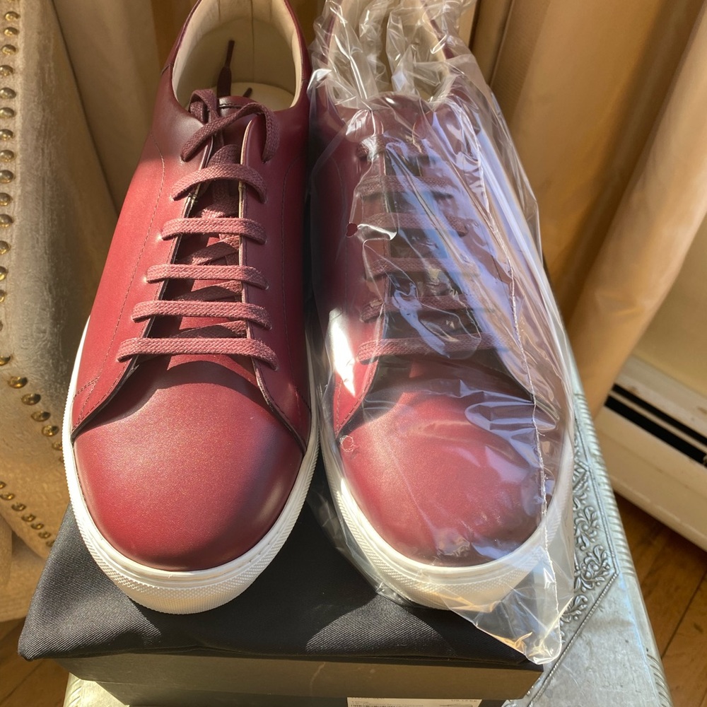 NWOT custom Idrese Premium leather sneaker. Size US 13 - Picture 3 of 9